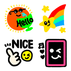 Very useful colorful emoji