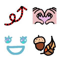 Cute and colorful emojis