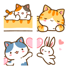Min Min Cat Emoji - combo