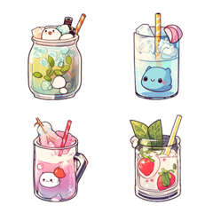 Very cute drink pattern