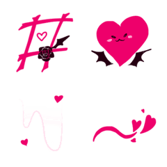 Evil lovely emoji theme