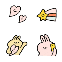 Small bunny hare Animation Emoji