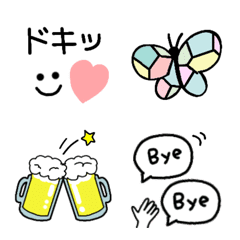 Easy-to-use Emojis in pastel colors