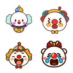 Cute Clown Emojis