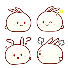 Nerikiri Rabbit emoticons