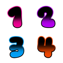 Number emoji v.6