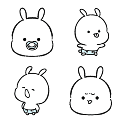 Baby of rabbit Emoji