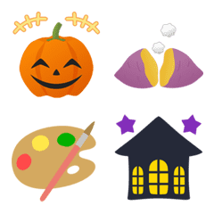 Cute autumn moving Emoji
