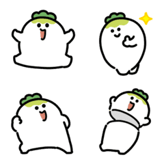emoji lobak animasi