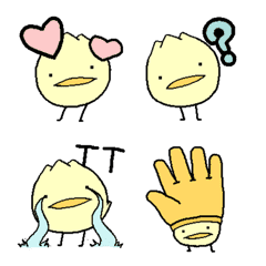 Animation chicken emoji 1