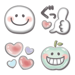 3D Soft Smile face Emoji
