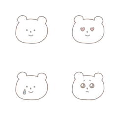 mer bear emoji – LINE Emoji | LINE STORE