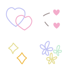 Cute emoji set for everyday use
