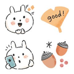autumn rabbit Emoji