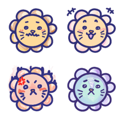 happy and hanamaru lion Emoji