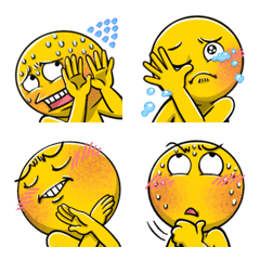 Yellow Eggs pecial Emoji so cute.