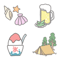 summer camp Emoji simple