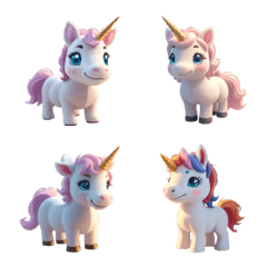 Enchanted little pony Unicorn