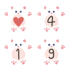ตัวเลข0-9 น้องแมว by mumula