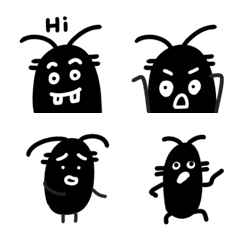 黑蟲蟲的表情貼
