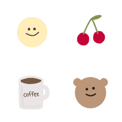 simple and cute Emojis.
