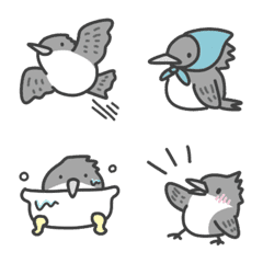 Crested kingfisher everyday emoji