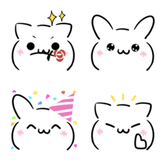 Emoji of cats & rabbits4