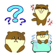 Moving otter kyunnkawakunn Emoji Revised
