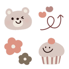 Adult Dull Emoji 1/ Bear Edition *.