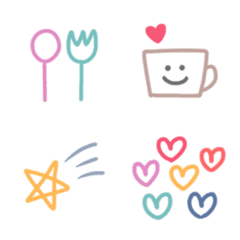 The simple line drawing Emoji