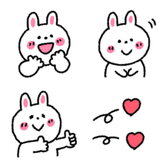 Cute soothing rabbit Emoji