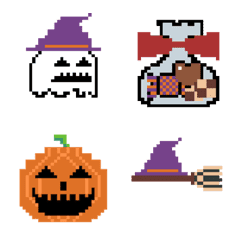 pixel art Halloween
