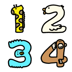 animal numbers and day of week