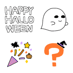 Moving Halloween emojis