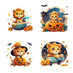 halloweenemoji Lion