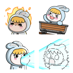 Rosie the Hopping Bunny—Animated Emoji 2