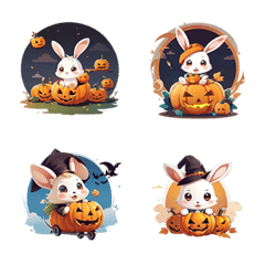 halloweenemoji rabbit