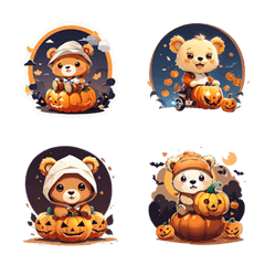 halloweenemoji bear