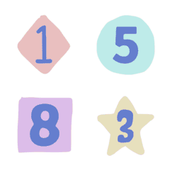 simple Number 0-9 star Letter move Emoji