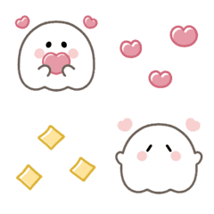 Animated cute ghost emoji from Cocoa
