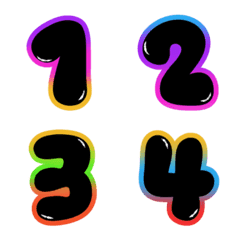 Number emoji v.7