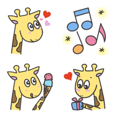 Warm and fuzzy giraffe Emoji 2