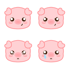 Pig emoji cute
