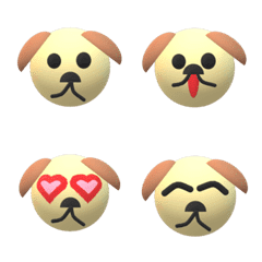 dog with small ears emoji