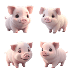 快樂的小豬豬