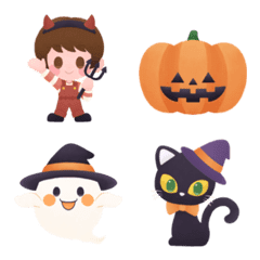 Halloween cute! borderless emoji