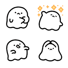 cute ghost move emoji