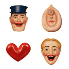 An emoji that conveys madness