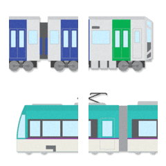 Connecting train emoji 24