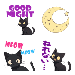 Black cat emoji tonight too